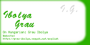 ibolya grau business card